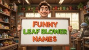 funny leaf blower names