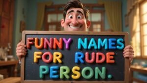 funny names for rude person