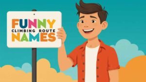 funny climbing route names