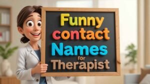 funny contact names for therapist