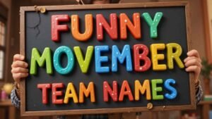 funny movember team names