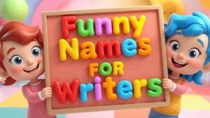 funny names for writers