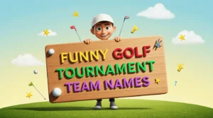 funny golf tournament team names