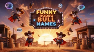 funny rodeo bull names