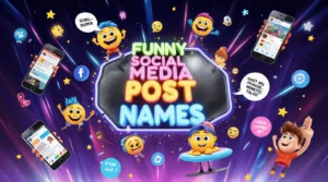 funny social media post names