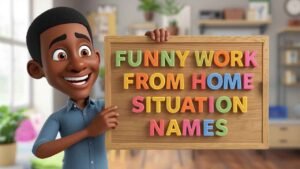 funny work from home situation names