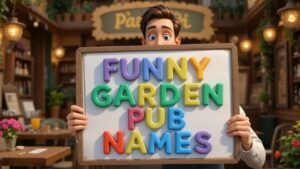 funny garden pub names