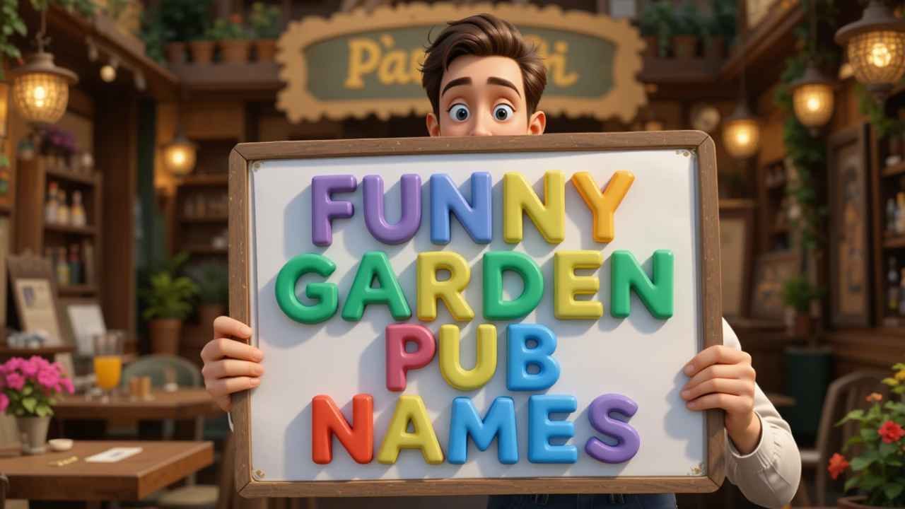 funny garden pub names