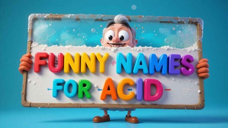 funny names for acid