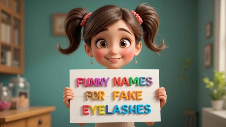 funny names for fake eyelashes