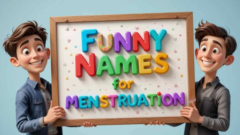 funny names for menstruation