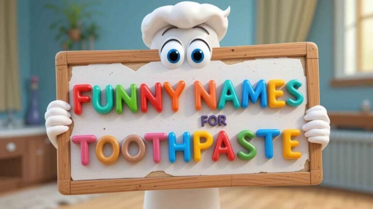 funny names for toothpaste