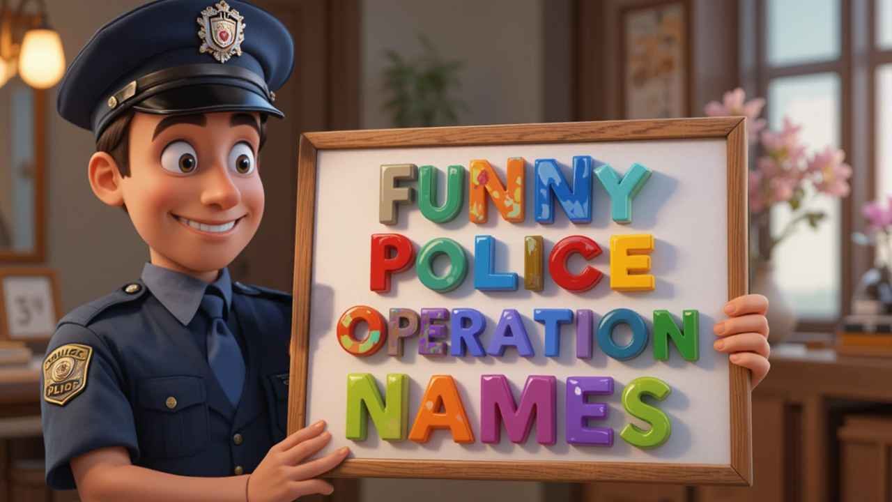 funny police operation names