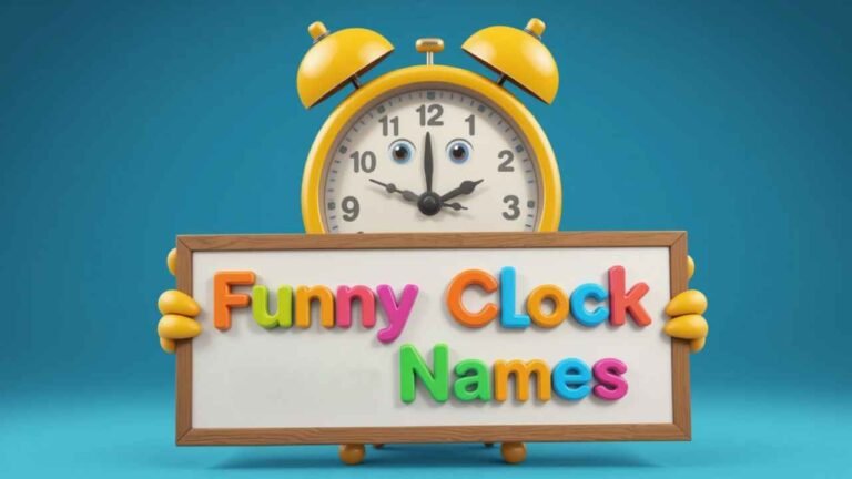 funny clock names