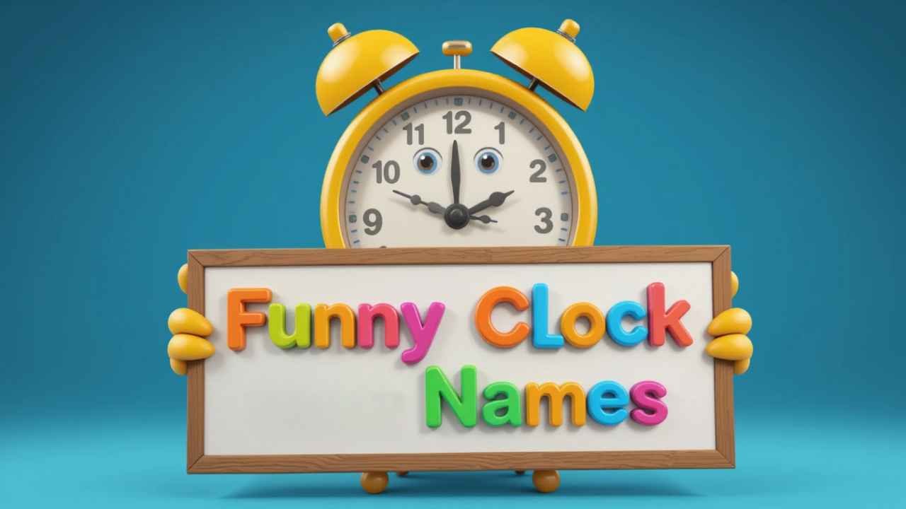 funny clock names