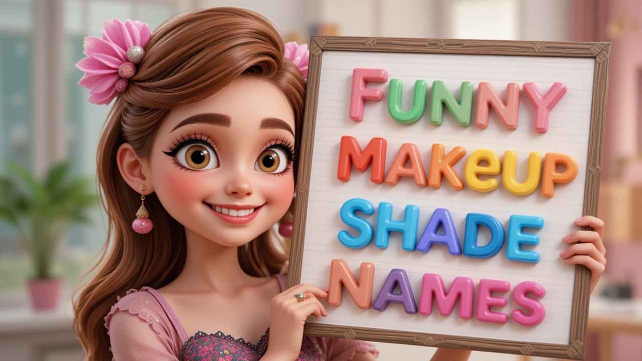 funny makeup shade names​