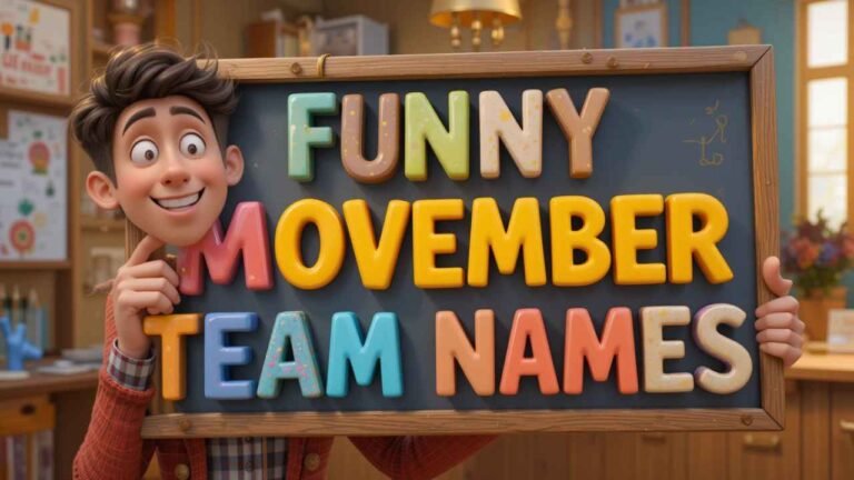 funny movember team names