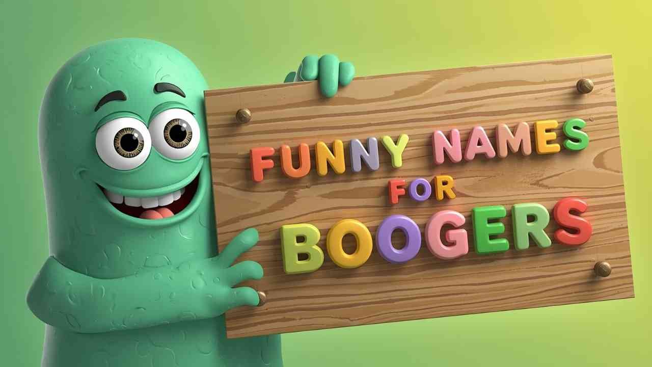 funny names for boogers