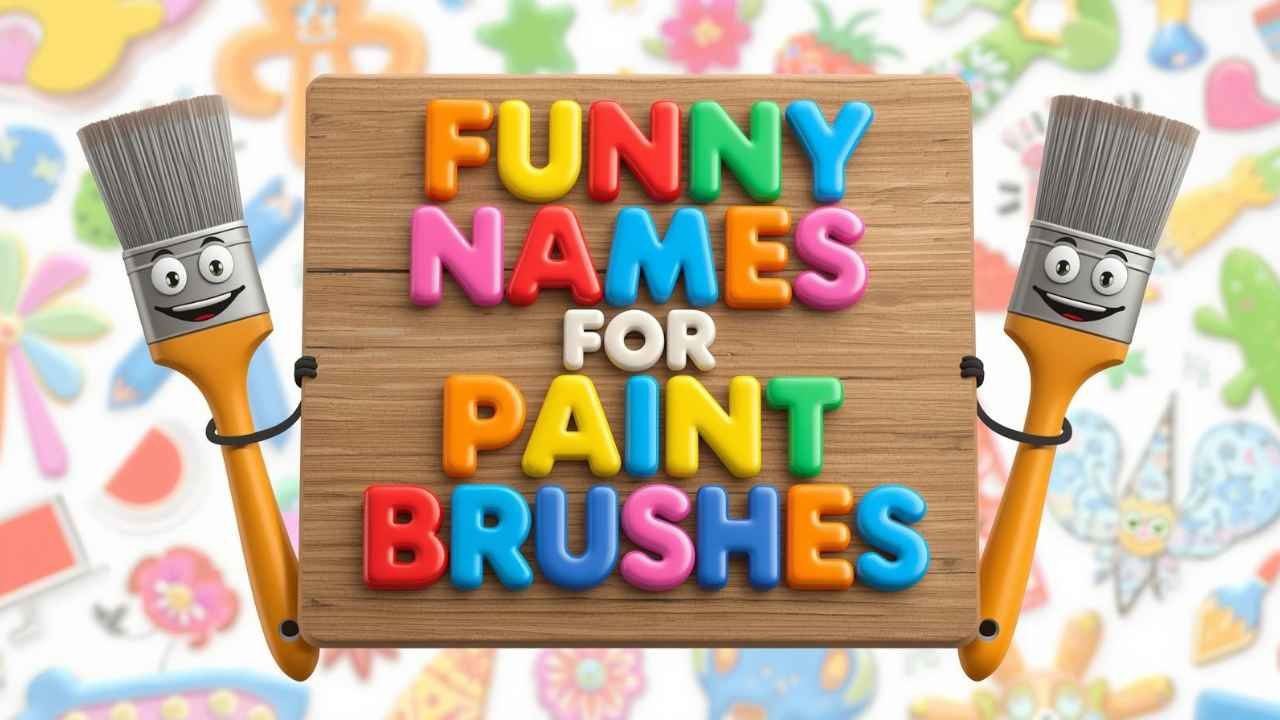 funny names for paint brushes