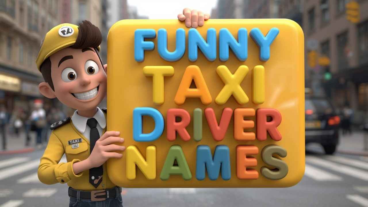 funny taxi driver names