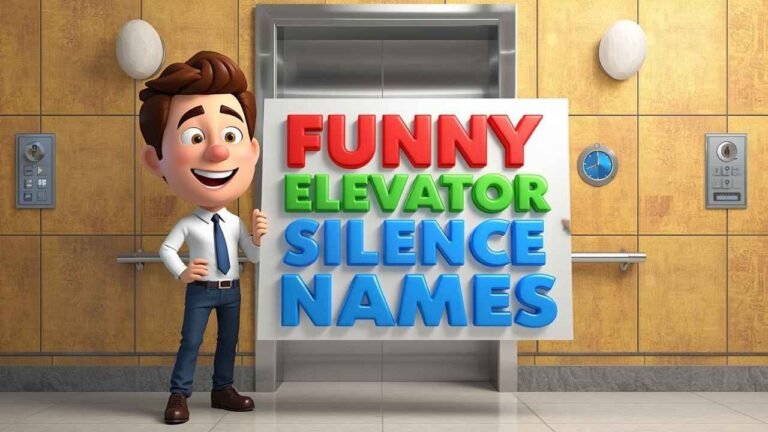 funny elevator silence names