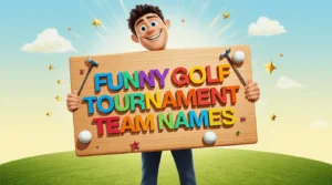 funny golf tournament team names