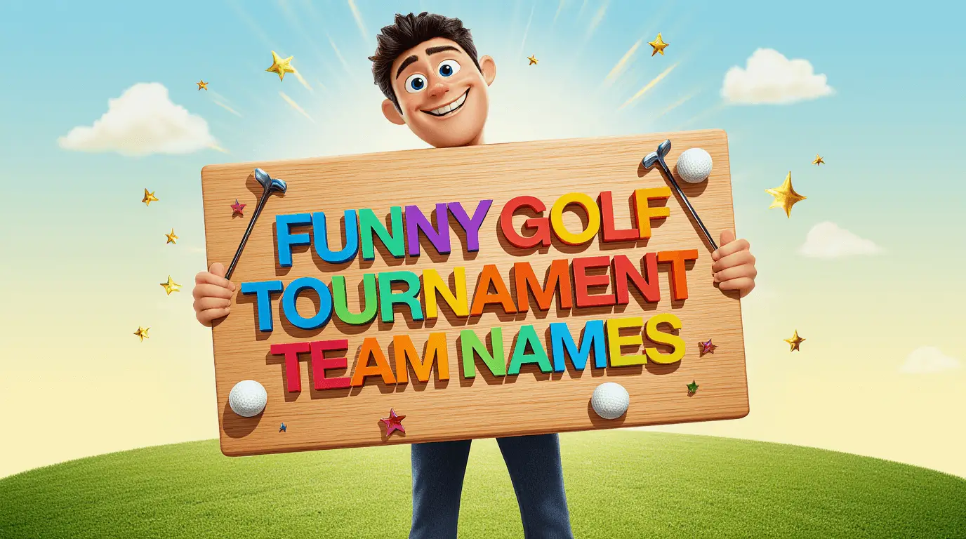 funny golf tournament team names