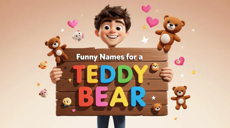 funny names for a teddy bear
