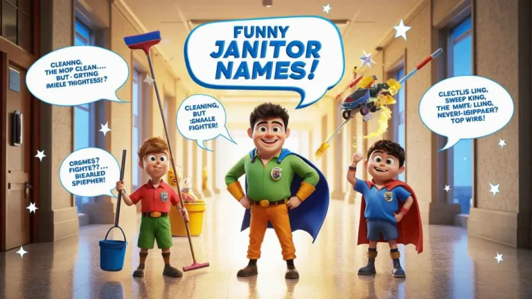 funny names for janitors