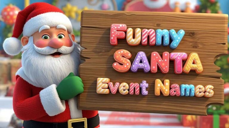 funny santa event names