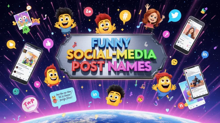 funny social media post names