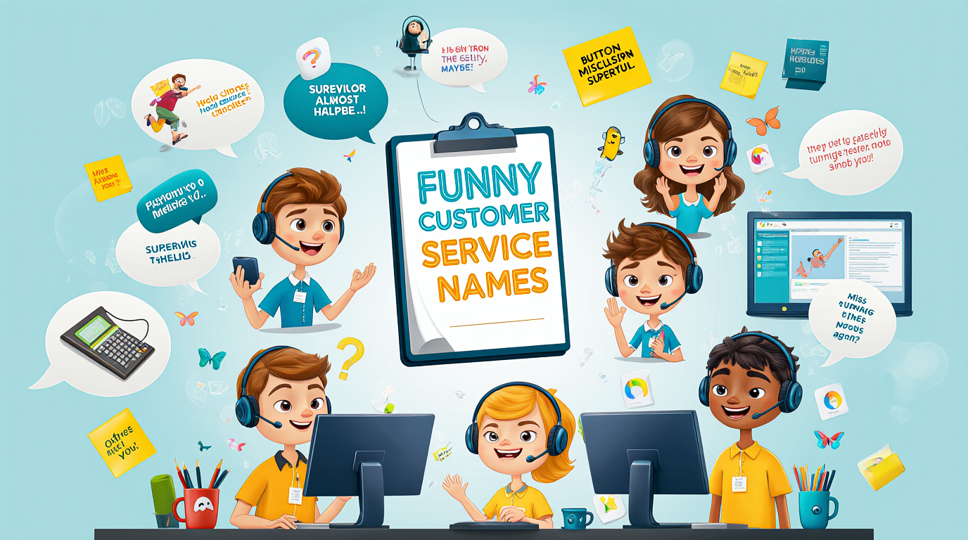 funny customer service names