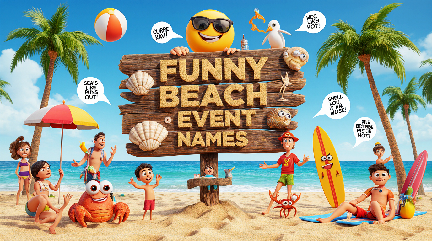 funny beach event names