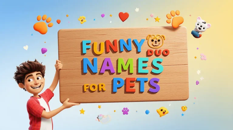 funny duo names for pets
