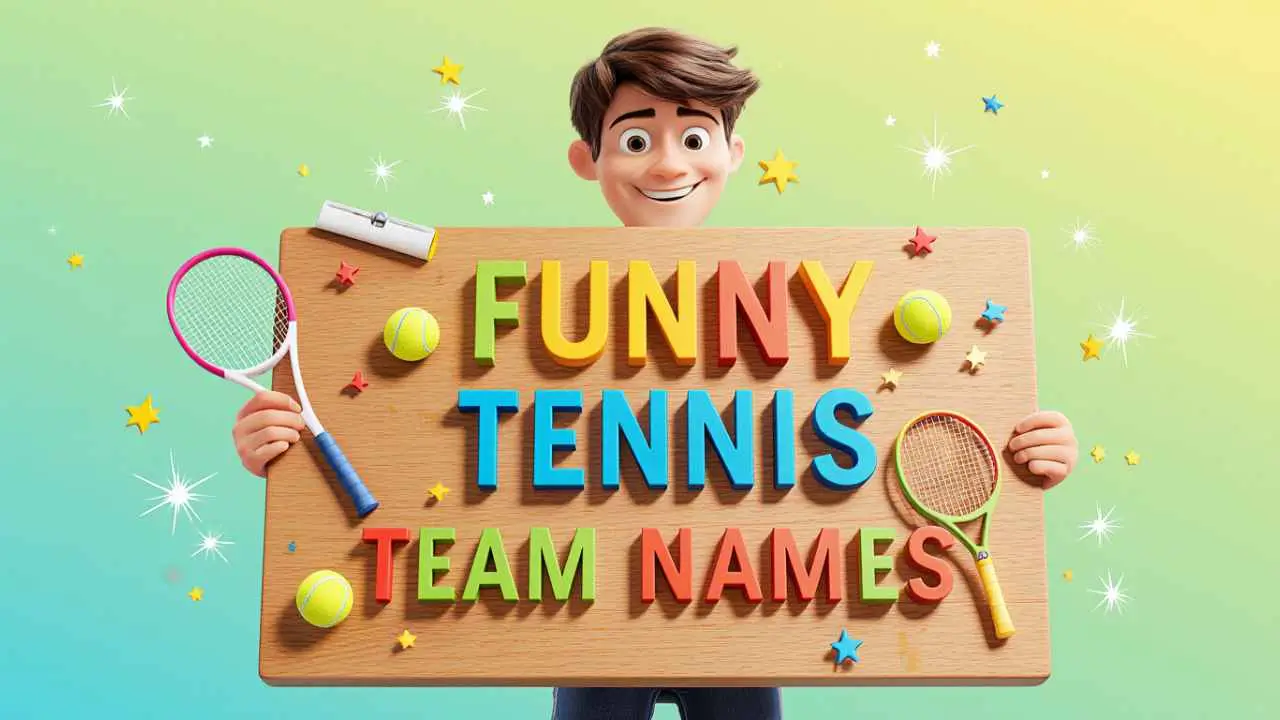 funny tennis team names​